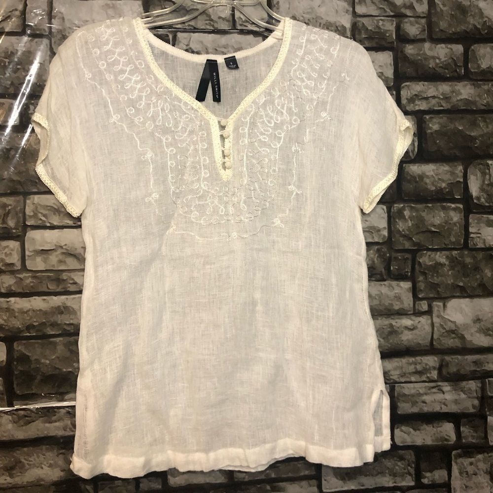 Will Smith Sheer Blouse Size Small
